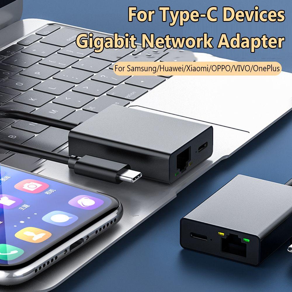 BORAG Thẻ Mạng Gigabit Ethernet USB 3.1 Bằng Hợp Kim Nhôm Cho Điện Thoại