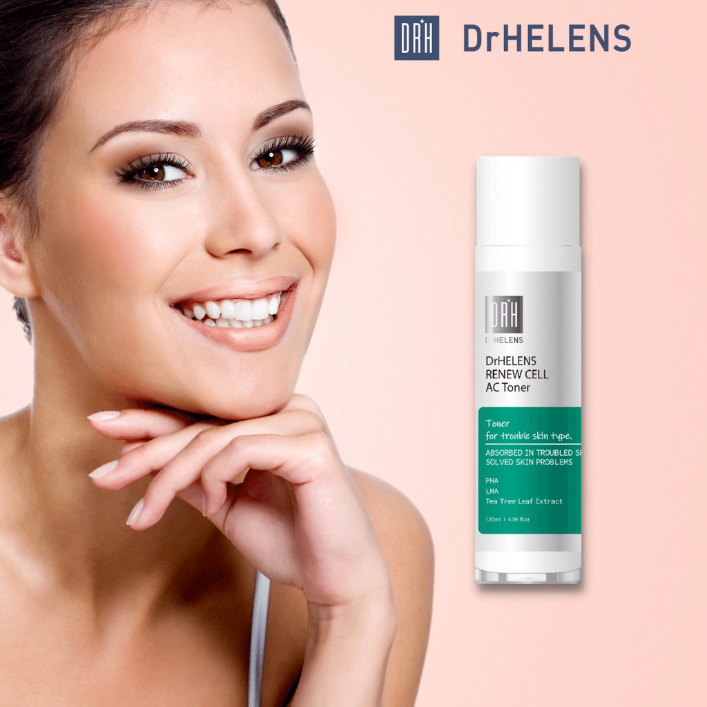 NƯỚC HOA HỒNG DrHELENS RENEW CELL AC TONER 120ml