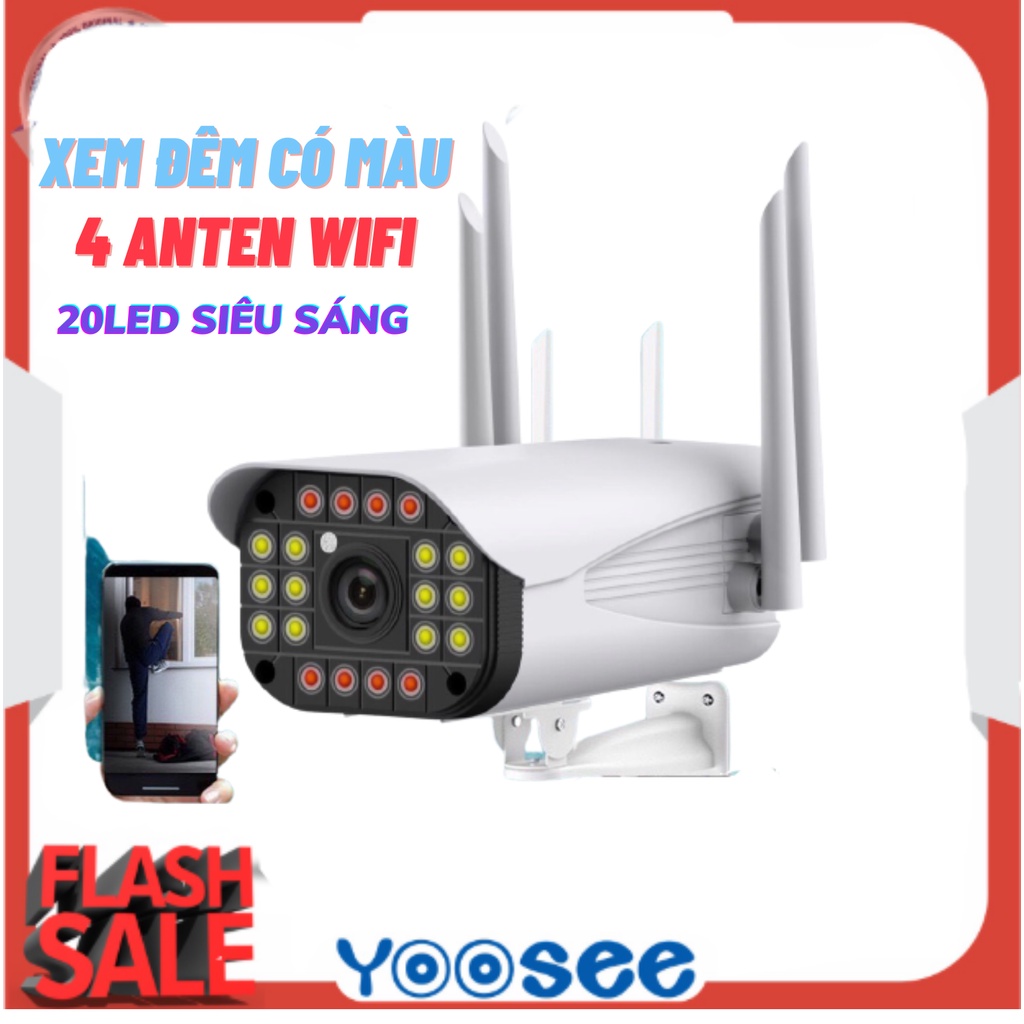 Camera YooSee ngoài trời FHD 1080P _ Siêu nét W76S