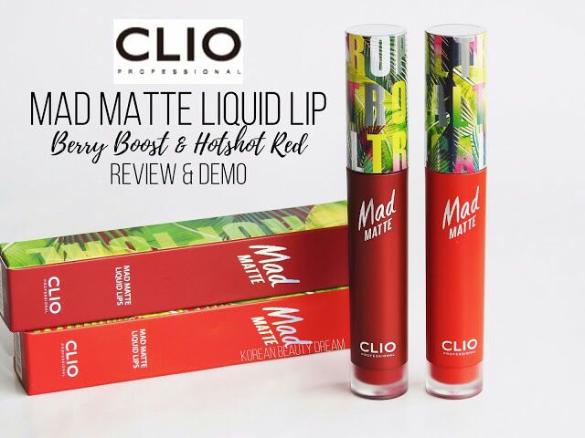 Son lì Clio Mad matte liquid lips- hàng limited edition 3.5m