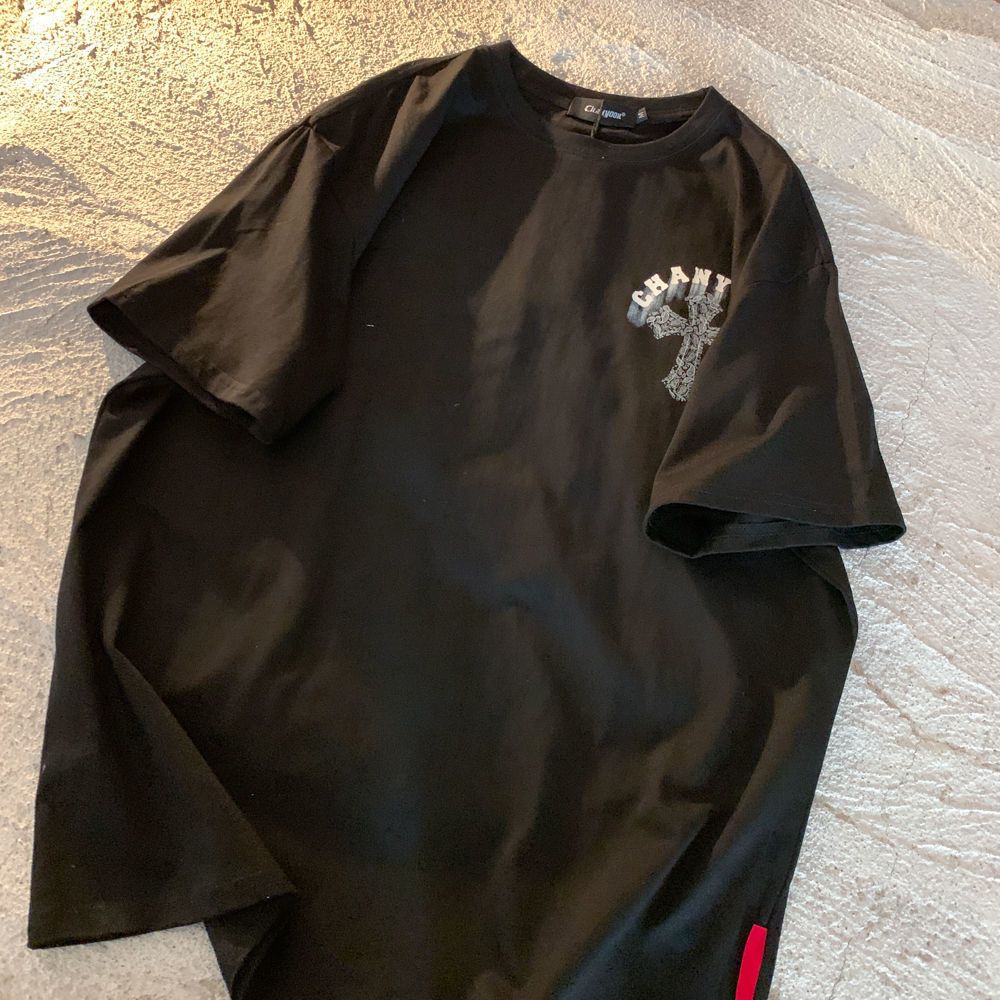 Áo Thun Cotton Ngắn Tay Dáng Rộng Phong Cách Hip Hop Mỹ Cho Nam