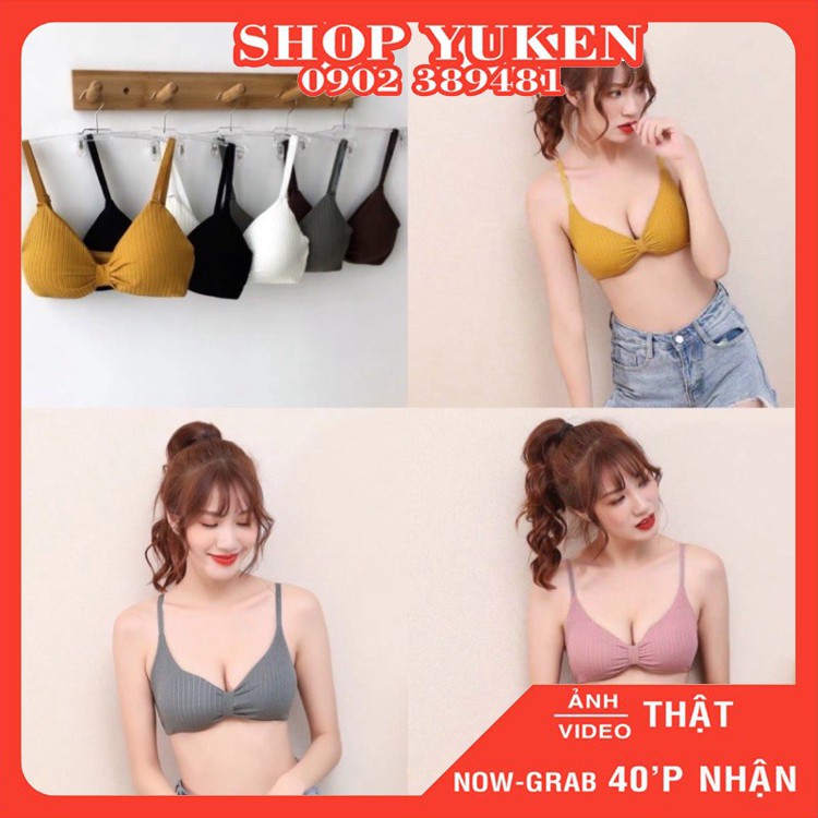 ♥️ Shop Uy Tín ♥️Áo Bra Nơ Xinh Có Mút Nâng Ngực Hàng Bán Shop