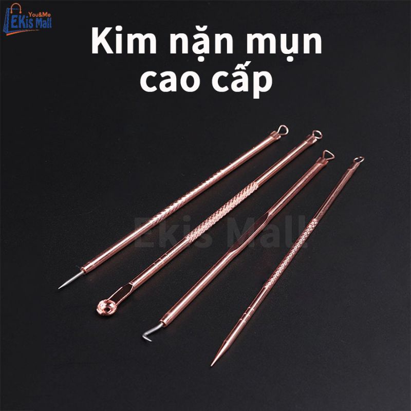 Bộ Dụng Cụ Nặn Mụn Và Lấy Ráy Tai 4 món