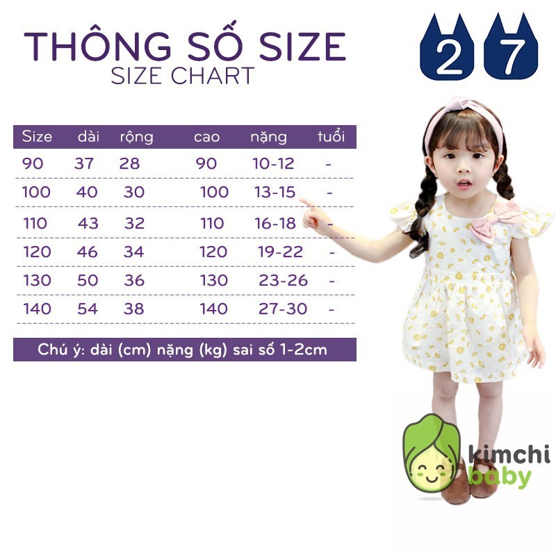 Áo thun bé gái 27HOME áo phông cotton cho bé in hình đáng yêu ATBG01