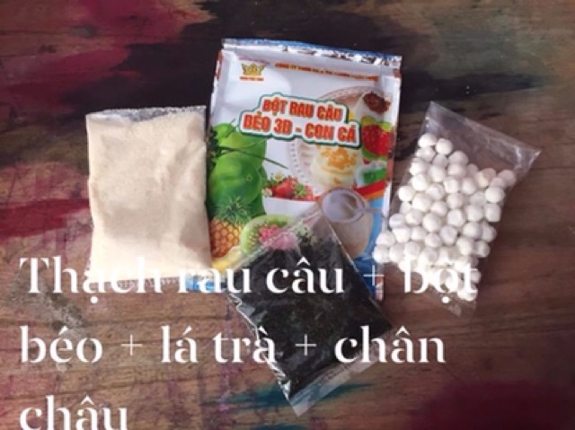 Sét nguyên liệu làm trà thái chuẩn xịn thơm ngon
