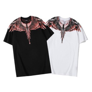 Áo Thun Ngắn Tay Unisex In Hình Cánh Thiên Thần