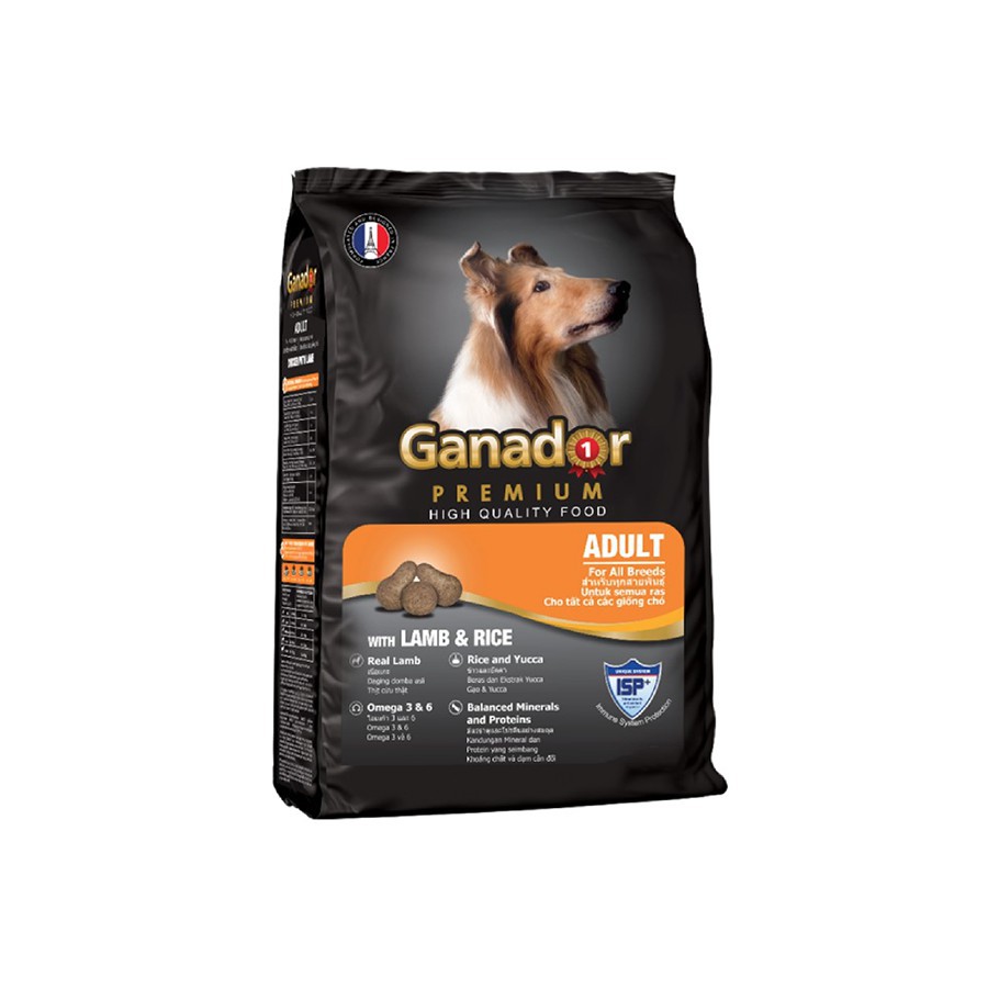 Thức ăn chó trưởng thành Ganador Adult vị cừu và gạo 3kg
