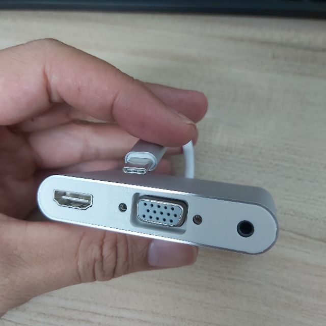 Hub USB Type-C ra HDMI, VGA cho Macbook, MHL