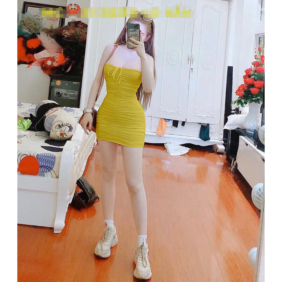 Đầm Body Cúp Ngực Nhún Sexy | BigBuy360 - bigbuy360.vn