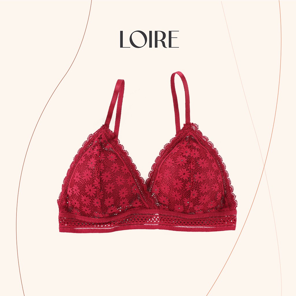 [Mã WABRLR30 giảm 10% đơn 99K] Áo Lót Ren Không Gọng Loirechic BR29