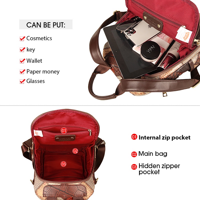 Ba lô COBBLER LEGEND da thật chống thấm nước sang trọng dành cho nữ