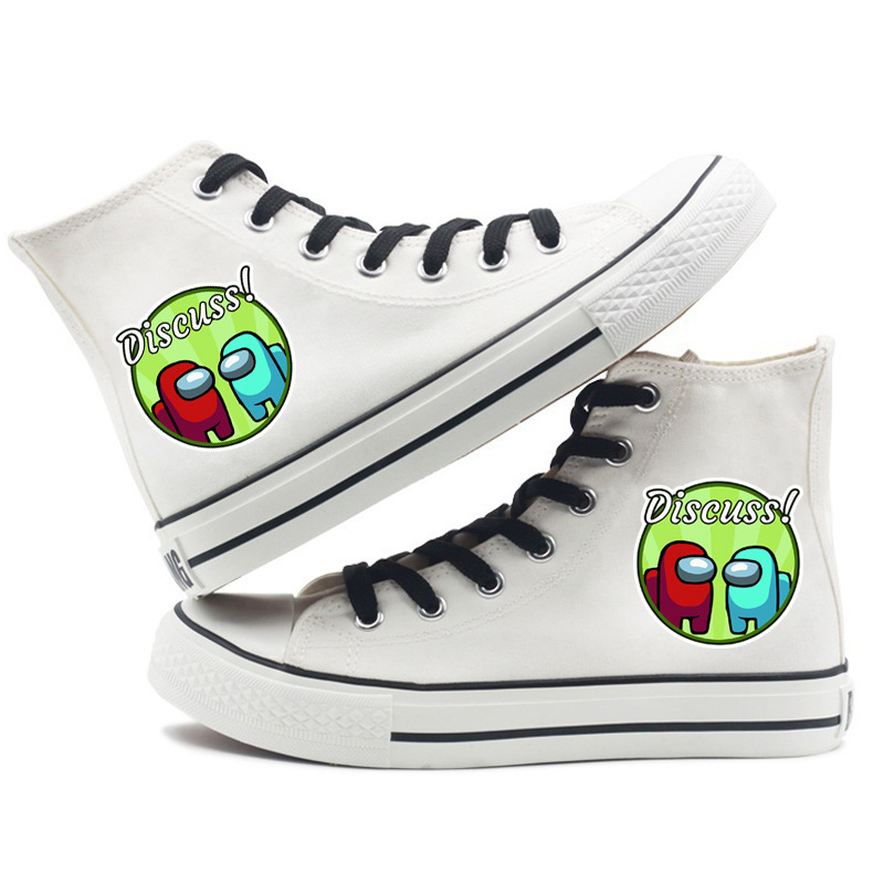 Among Us Autumn High-top canvas shoes Men Breathable Casual Shoes Men Sneakers Comfortable Lightweight Shoes Men