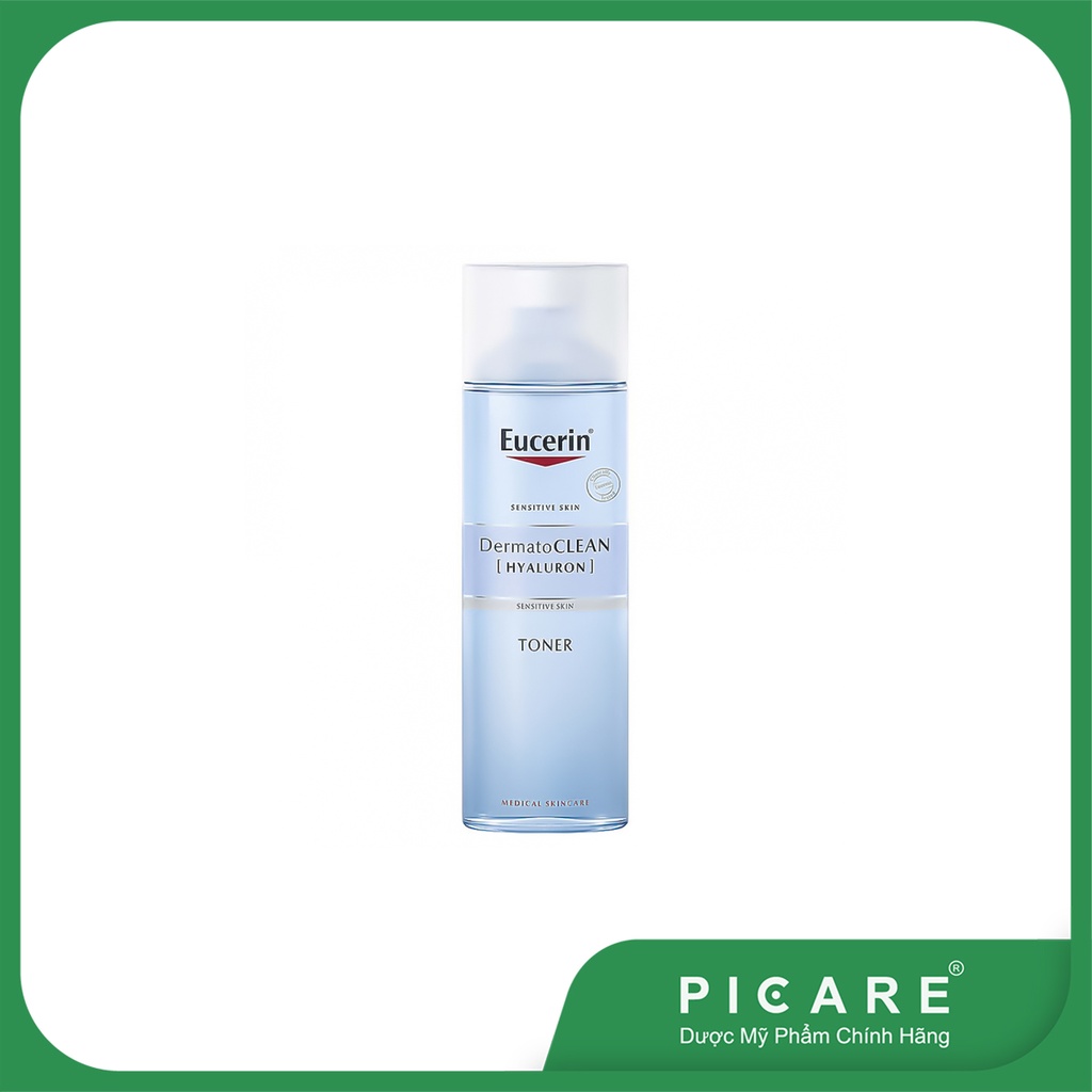 Nước Hoa Hồng Cho Da Nhạy Cảm Eucerin DermatoCLEAN Hyaluron Toner 200ml – 63995