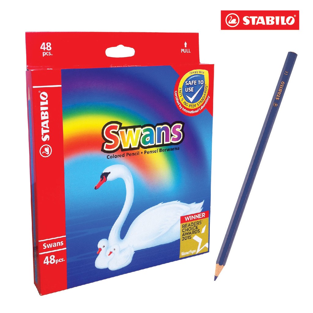 Hộp bút chì màu STABILO Swans CLS1876-48 ( Hộp 48 màu)