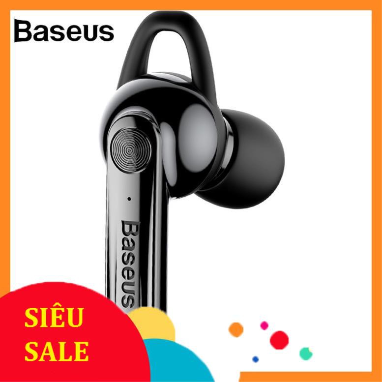 Tai nghe Bluetooth Baseus có nam châm sạc USB gắn xe ô tô