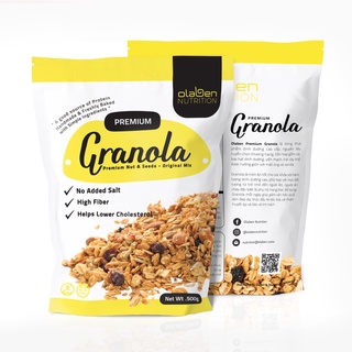Olaben nutrition hạt granola 500g - ngũ cốc giảm cân nướng mật ong vanila - ảnh sản phẩm 1