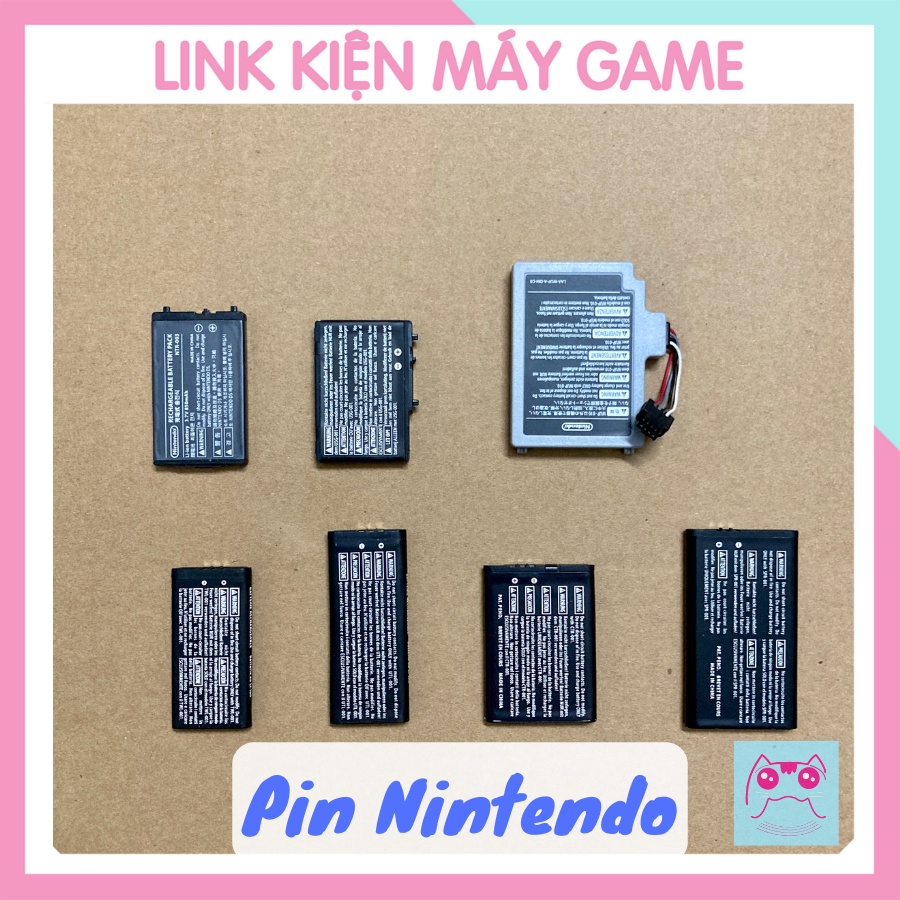 Pin Zin bóc máy thay thế NINTENDO 3DS/ DSI/ DSIXL/ 2ds/ New3ds/ Ds Lite