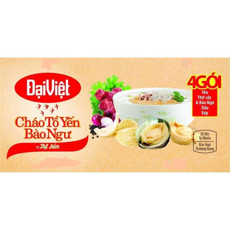 1 BỊCH CHÁO TỔ YẾN BÀO NGƯ ĐẠI VIỆT - THỊT BẰM