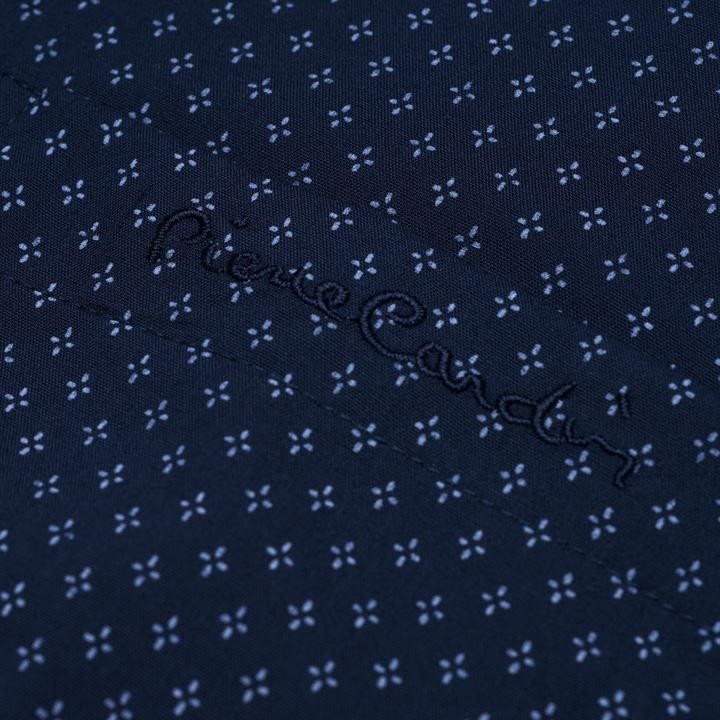 [Hàng có sẵn] - Áo sơ mi nam ngắn tay Pierre Cardin sao nhí chữ xanh | BigBuy360 - bigbuy360.vn