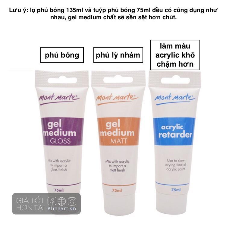 Dung dịch pha loãng sơn acrylic làm lâu khô giúp pha màu dễ, phủ bóng đất sét tự khô, tranh số hóa NEW