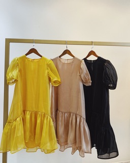 Đầm Organza kính đuôi cá