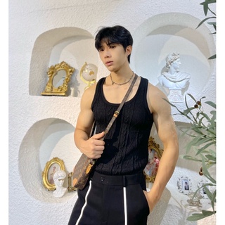 ÁO TANK TOP LEN SUMMER: BLACK