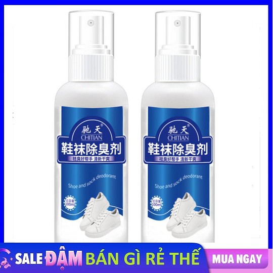 Chai Xịt Khử Mùi Giày Dép - Túi Xách - Mũ Bảo Hiểm CHITIAN 100ml