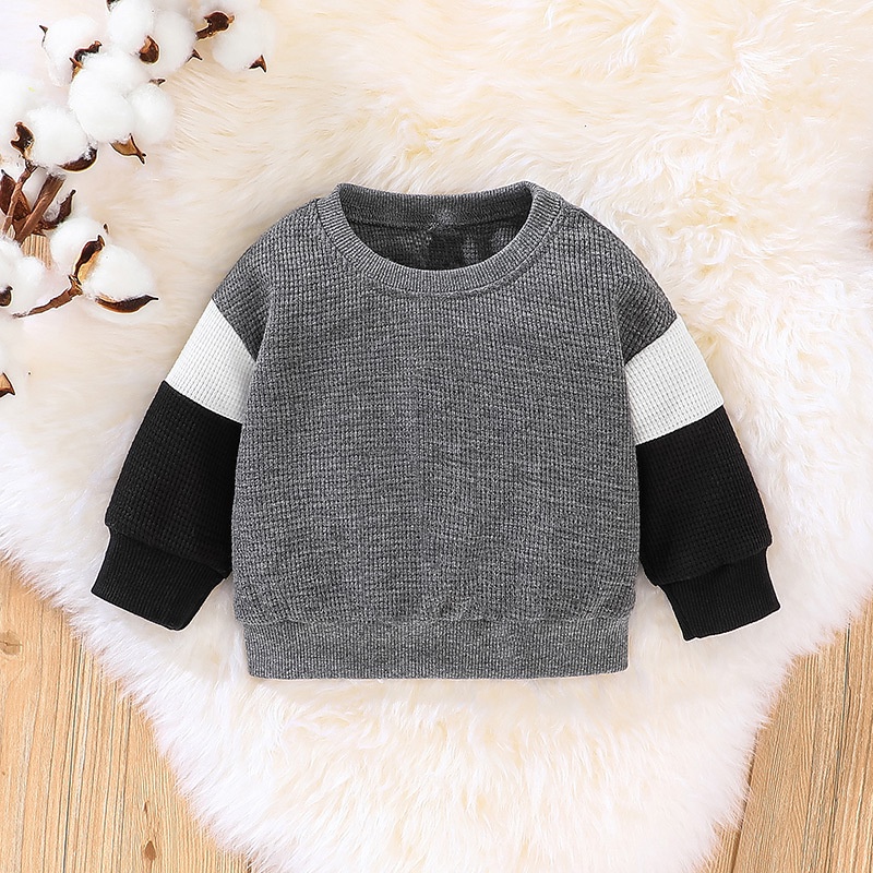 Combo bộ đồ bé gái trai 3-36 tháng áo len ắn Tay Dài áo phông quần dài set thời trang cho bé trẻ em sơ sinh