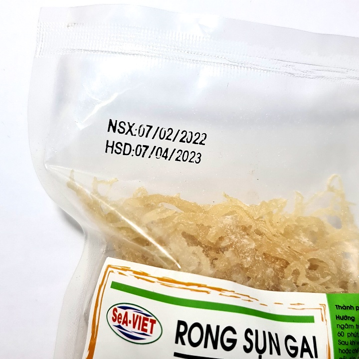 Rong sụn gai 300g - Hấp thu các kim loại nặng (Sản phẩm được bán như hình)