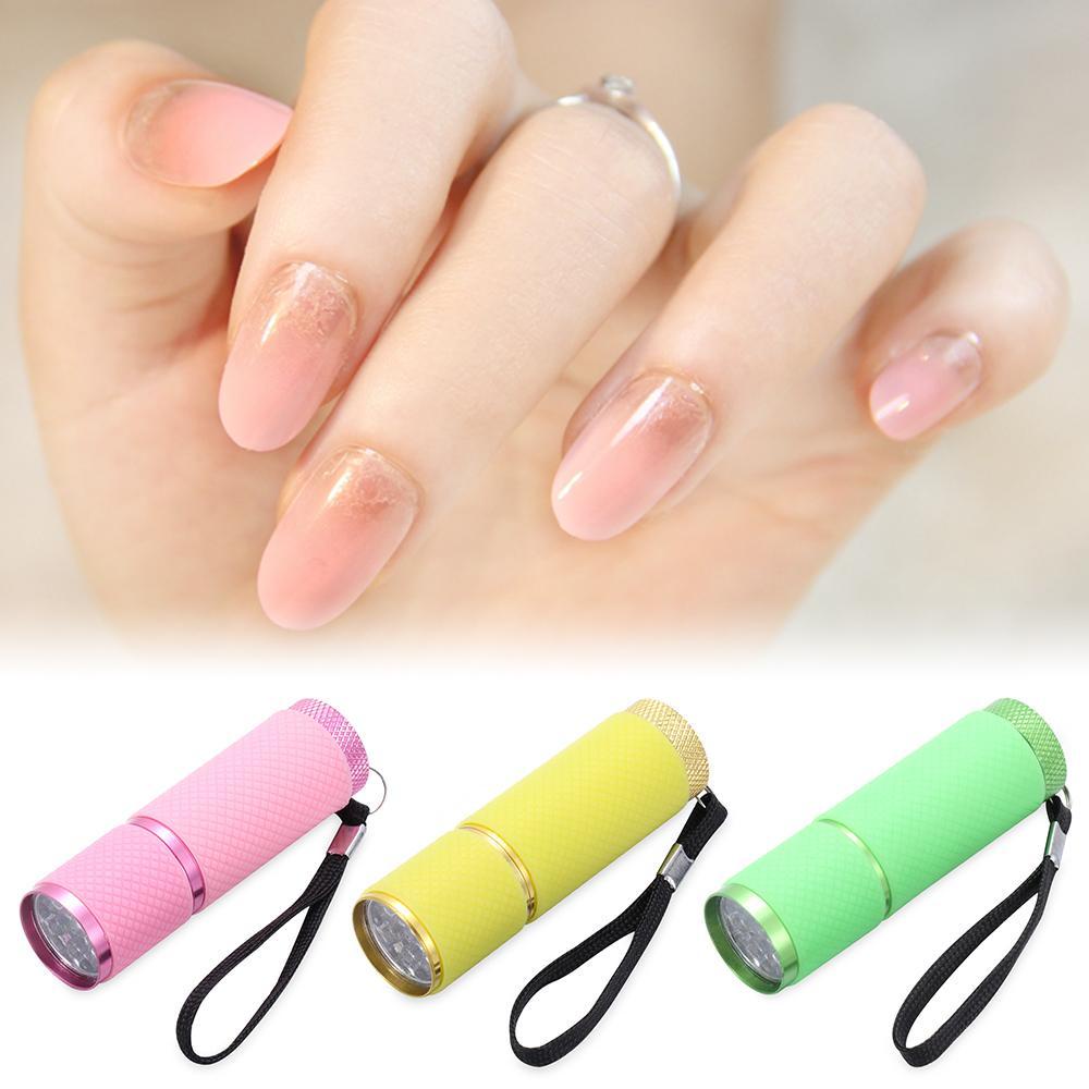 SOFTNESS Đèn LED Sấy Khô Móng Tay 9 Bóng 4 Màu