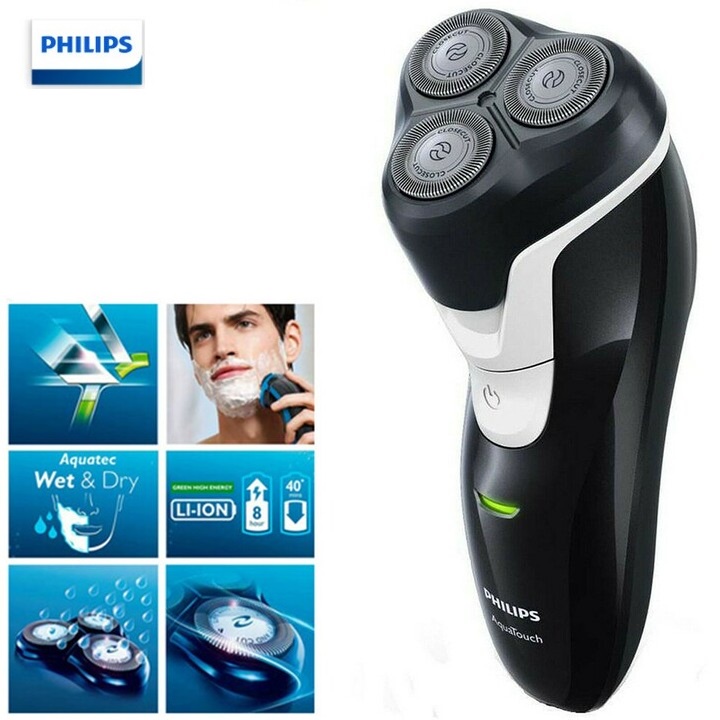 Máy cạo râu khô và ướt cao cấp Philips AT610 - Kiểu pin: Lithium-ion