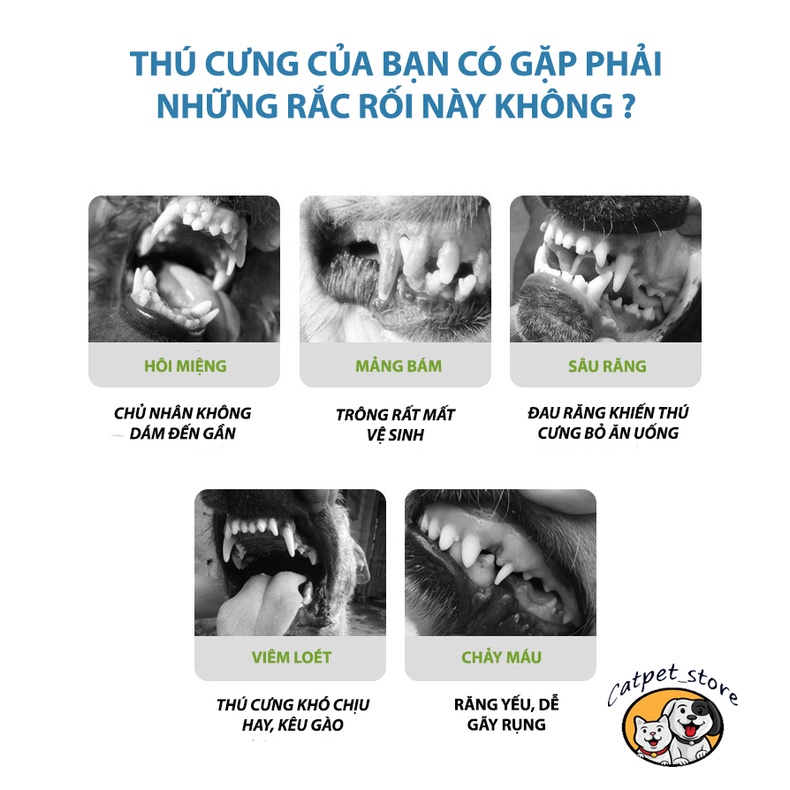 Nước súc miệng cho pet,làm sạch khử mùi hôi miệng cho thú cưng