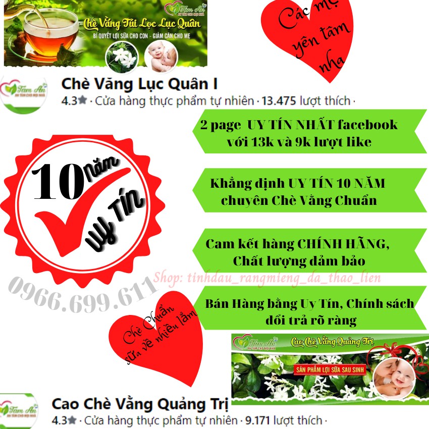 Chè Vằng Túi Lọc, Chè Vằng lợi sữa cho mẹ sau sinh - Chuẩn của Trường Sỹ Quan Lục QUân 1 đảm bản An Toàn cho mẹ sau sinh