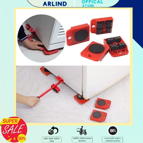 Dụng Cụ Nâng đồ đạc nặng tối đa 600kg Và Hỗ Trợ Di Chuyển Đồ Đạc Thông Minh DCD0001 | ARLIND-Gia Dụng Sạch