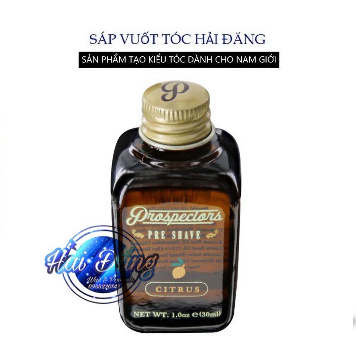 [ Chính Hãng USA ] Tinh Dầu Trước Khi Cạo Râu Prospectors Pre-Shave Oil