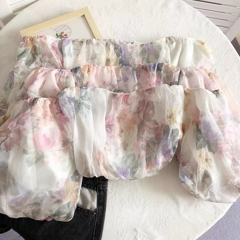 Áo ống hoa SuzaHouse hàng Quảng Châu cao cấp, Croptop kiểu cho nữ H03