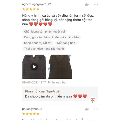 Set Blazer trơn 1 lớp 2 màu Đen/ Be ( Ảnh thật )