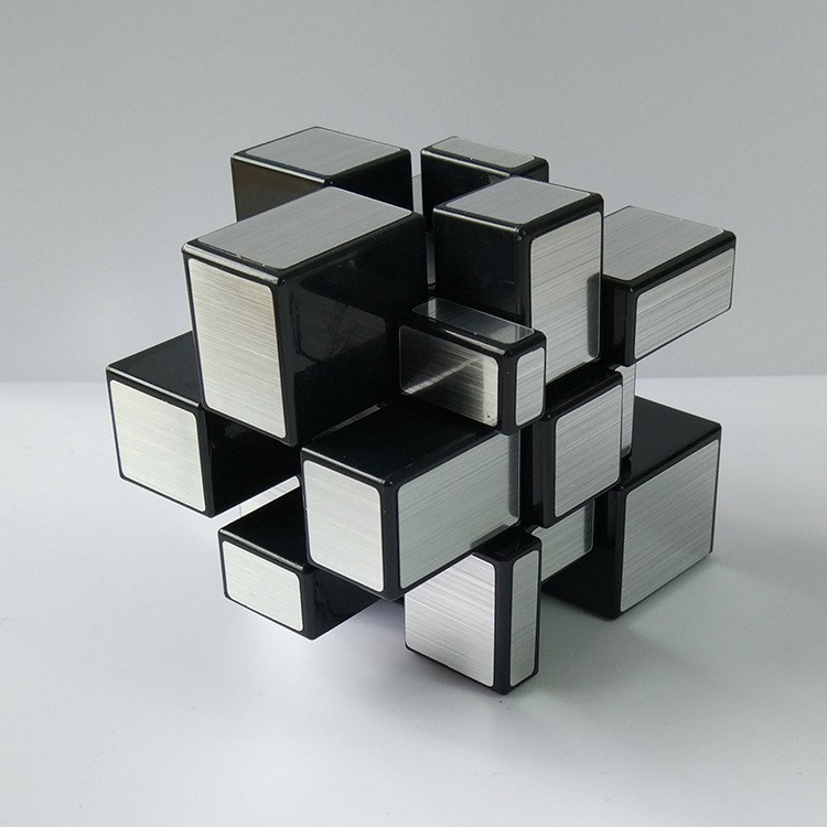 Rubik Mirror 3x3 (Màu Bạc) Moyu Meilong  - Rubik Gương 3x3 (Rubik Biến Thể Siêu Trí Tuệ)