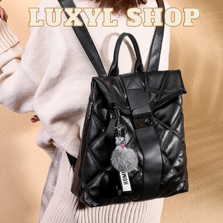 Balo nữ cá tính, balo thời trang khóa túi dễ thương luxyl bl006