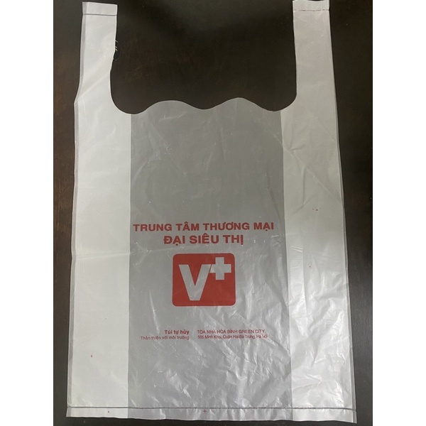 Túi nilong siêu thị tự huỷ sinh học màu trắng sữa loại 3kg