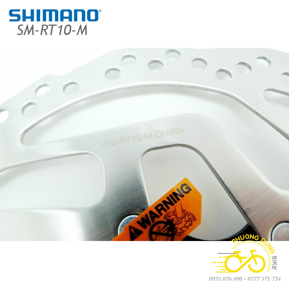 Đĩa phanh thắng xe đạp SHIMANO SM RT10 160mm 180mm Center Lock - CHÍNH HÃNG