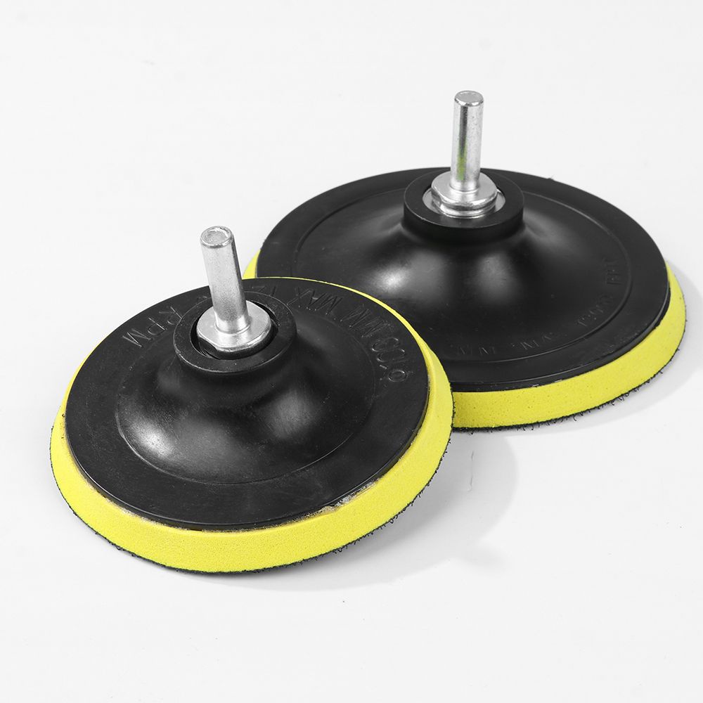 Đĩa Mài Đánh Bóng Bằng Nỉ M10/M14/M16 100/125mm Tự Dính 3/4/5"