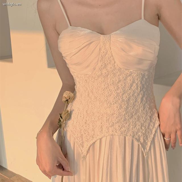 Đầm Đuôi Cá Hai Dây Phối Ren Thời Trang Hè 2021 Cho Nữ | BigBuy360 - bigbuy360.vn