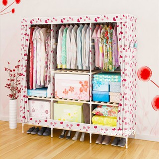 Tủ vải khung gỗ Chuqi 1m5 Loại 1 ( Bảo hành 24 tháng)