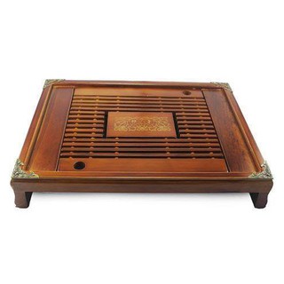 khay ấm chén gỗ