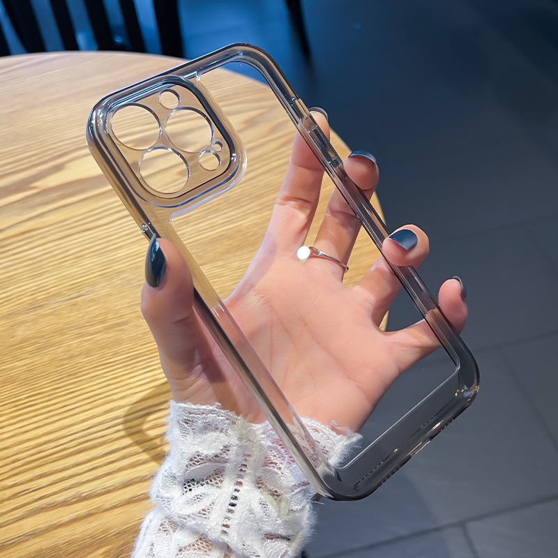 Trong Suốt Ốp Điện Thoại tpu Mềm Chống Sốc Chống Trầy Xước Cho iphone 11 13 12 14 15 pro max x xs max xr 7 8 plus se