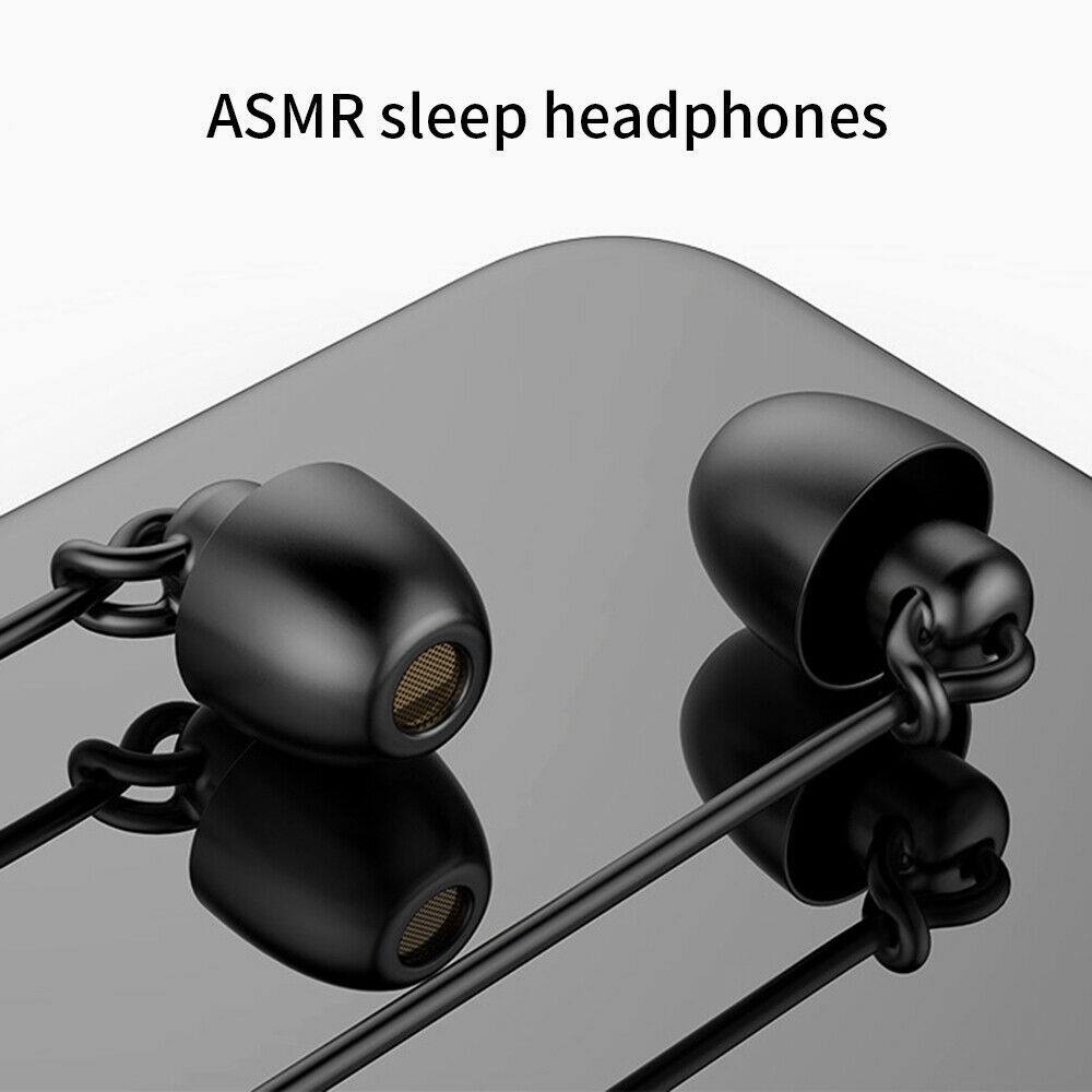 Sleeping Earphones HiFi Soft Silicone Headsets With Built-in Microphone 3.5mm In-Ear Wired Earphone For Smartphones