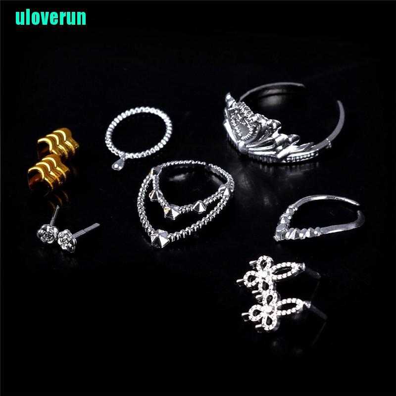 Bộ 10 Vương Miện Nhựa Màu Bạc Trang Trí Búp Bê Kích Thước 11 &quot;