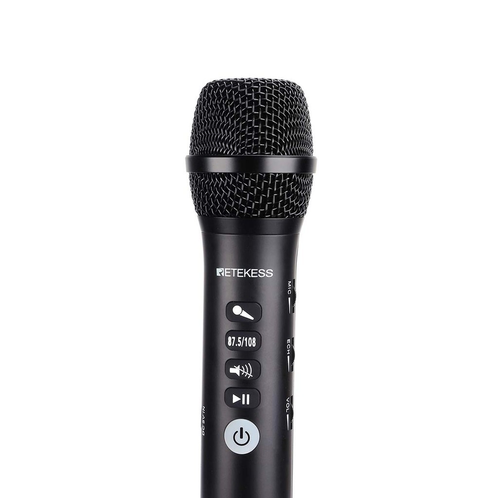 Micrô Retekess Tr617 15w / 20w Không Dây Bluetooth Đầu Ra Fm Kết Nối Karaoke