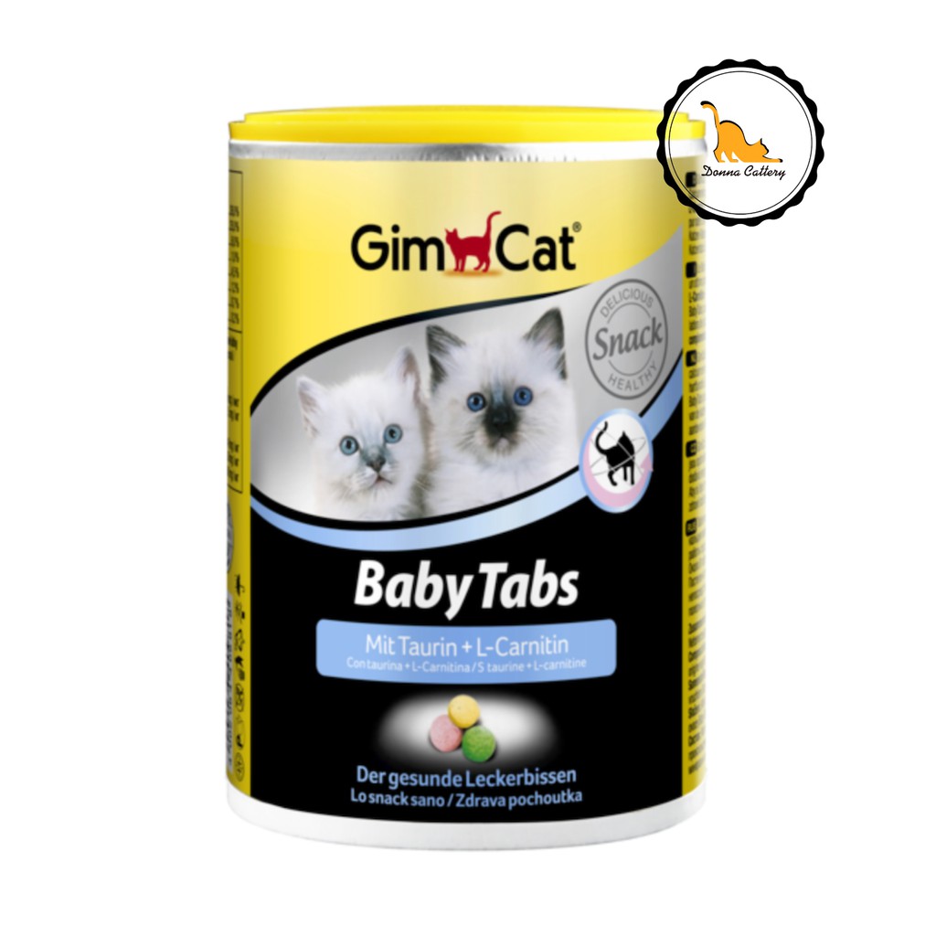 Gimcat Babytabs - Viên vitamin cho mèo con lọ 240 viên 85g Gimcat Baby tabs